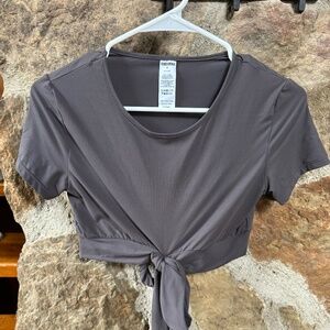 Alphalete Cropped Wrap Short Sleeve